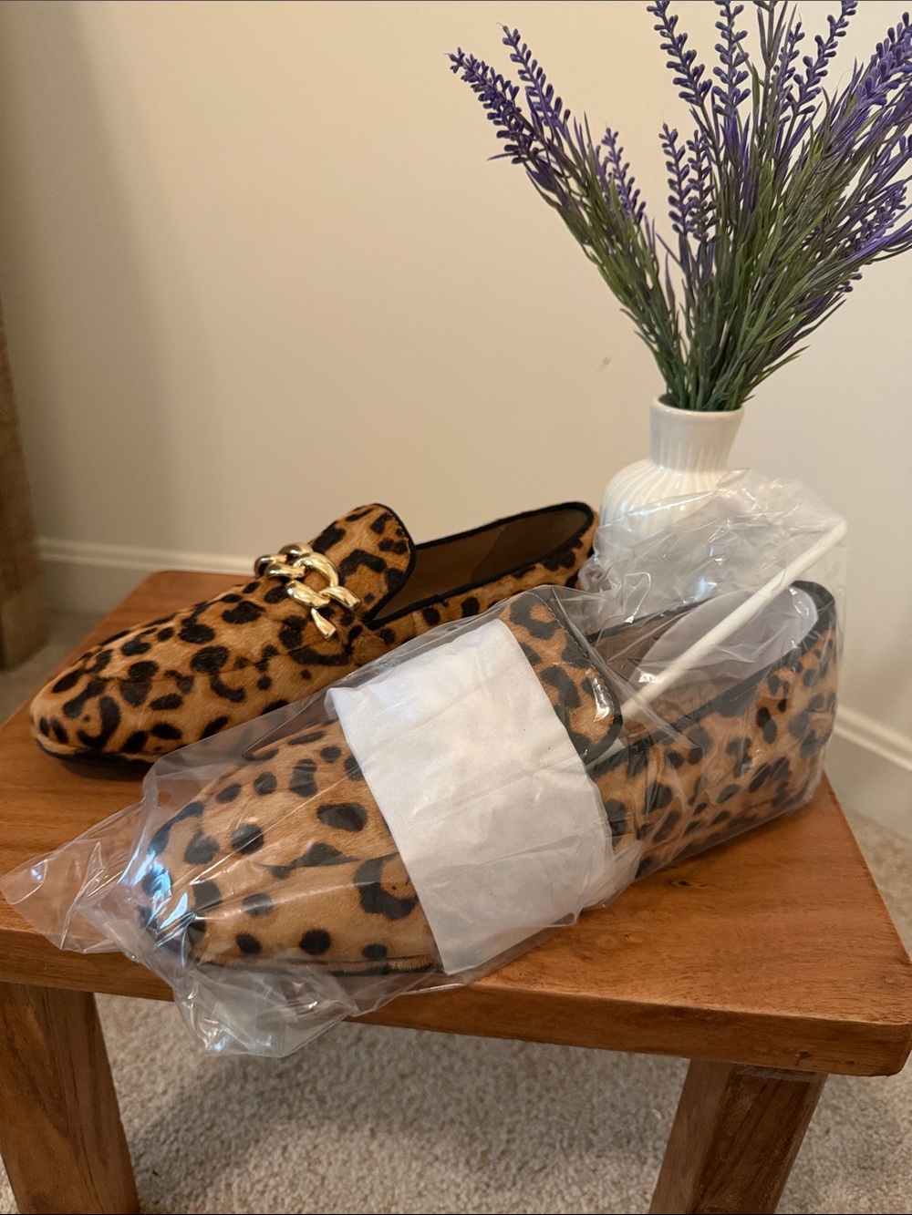 AEROSOLES Leopard-Print Ballet Flat in Tan and Black - Picture 3 of 6